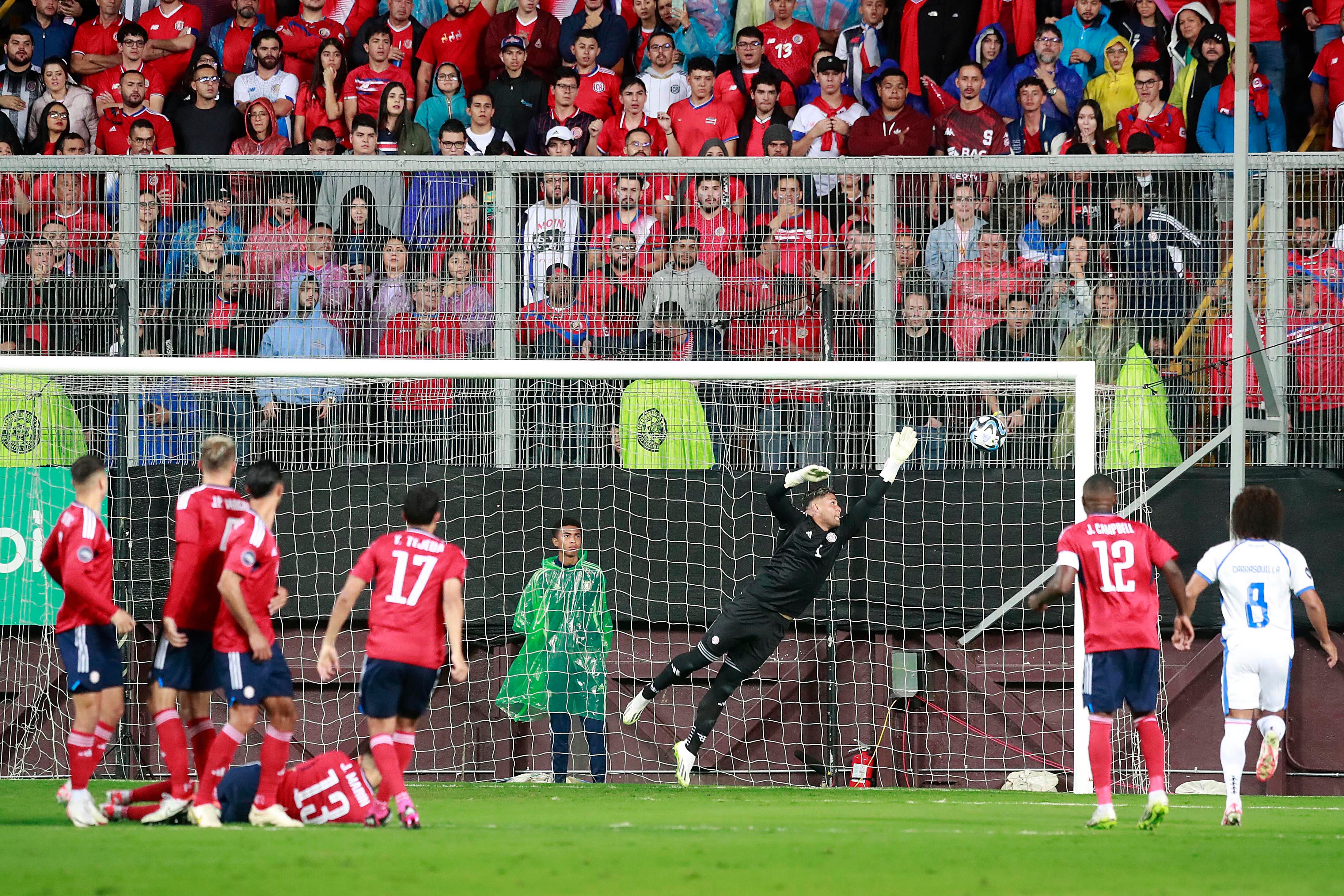 16/11/2023 Estadio Ricardo Saprissa, Tibás. La Selección Nacional de Costa Rica recibió a la Selección de Panamá, en partido de ida por los Cuartos de Final de la Liga de Naciones de Concacaf.