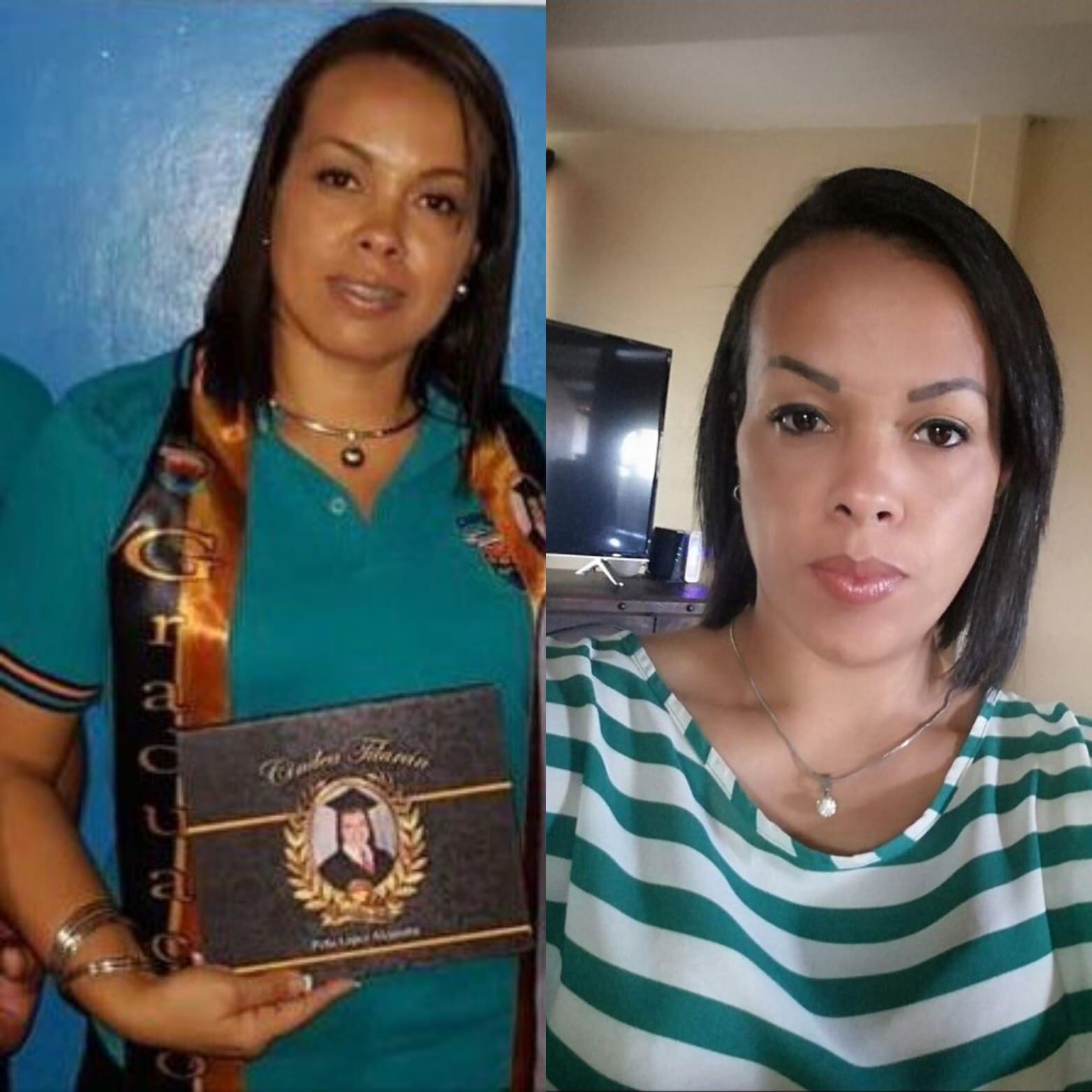 Alejandra Peña López, de 42 años, quien estuvo a punto de dejar sus estudios botados, pero el profe Luis Roberto Azofeifa Brenes no permitió que esto pasara y la buscó en su casa para que regresara a clases.