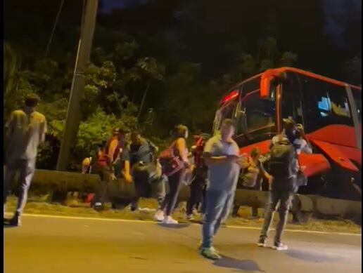 Afortunadamente ninguna persona resultó herida de gravedad. Foto cortesía.
