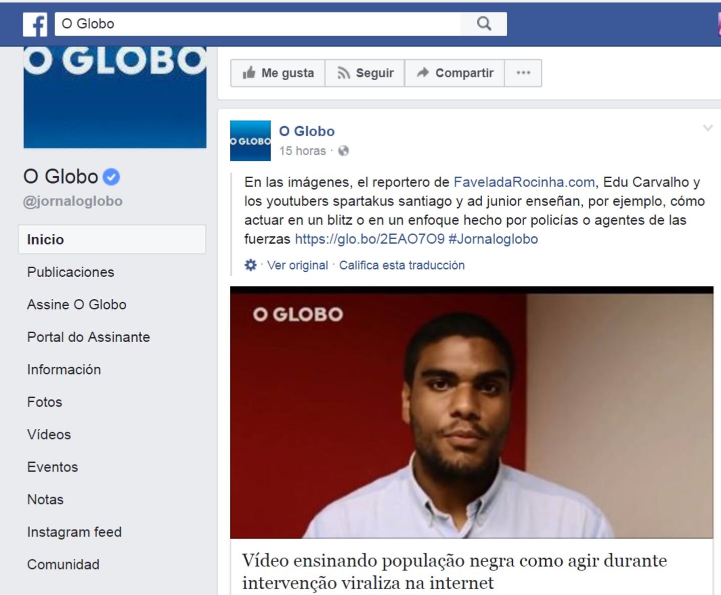 (Video) “Manual” para que lo negros se cuiden de policías se hace viral ...