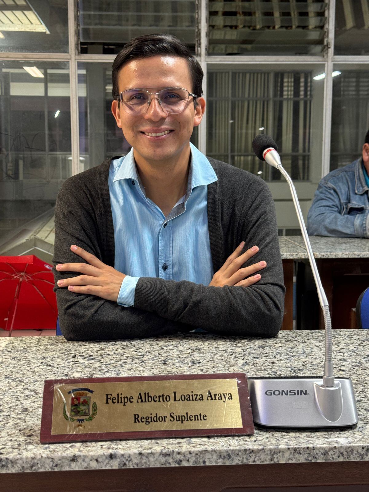 Felipe Loaiza, periodista de Informe 11 Las Historias y Regidor del cantón de Paraíso en Cartago.