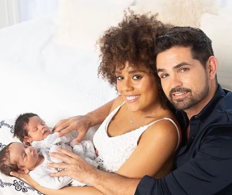 Actor mexicano Ferdinando Valencia y la actriz y modelo tica Brenda Kellerman