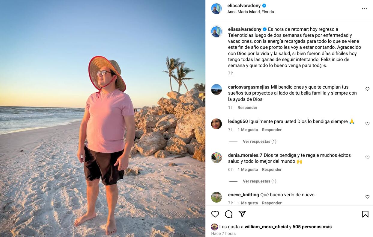 elías alvarado, periodista de Telenoticias, Teletica, canal 7.