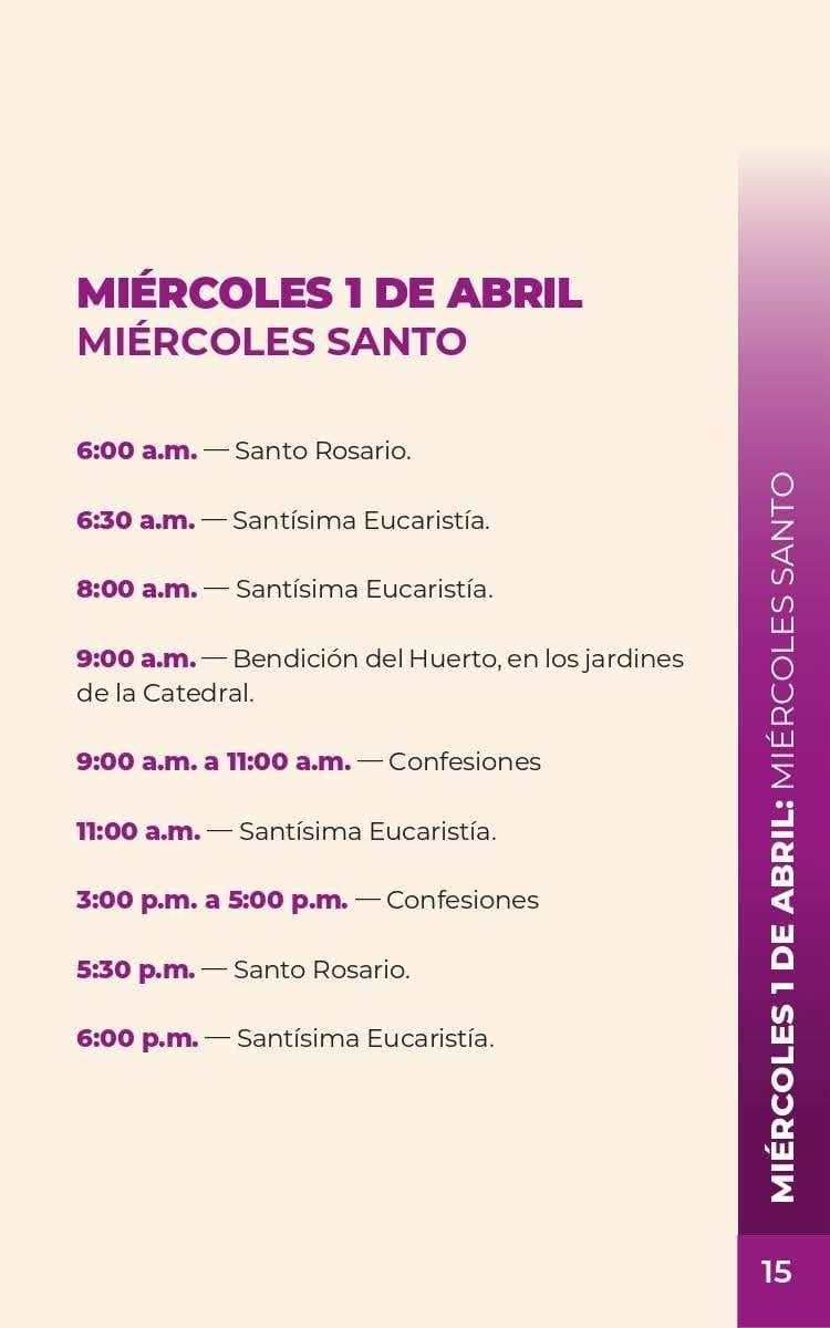 Actividades para Semana Santa