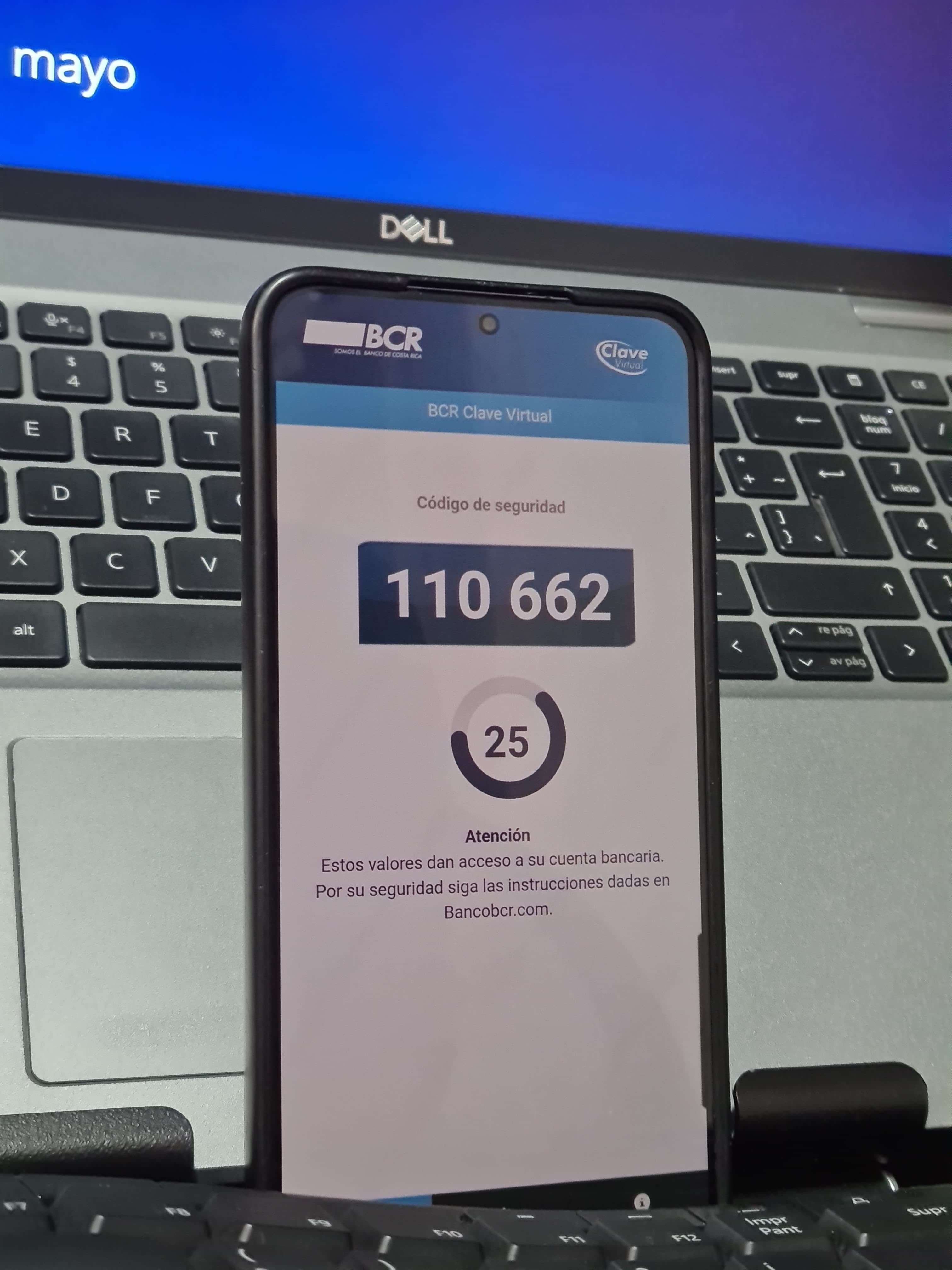 El Banco de Costa Rica (BCR) advierte que está cada vez más cerca de convertir en obligatoria la Clave Virtual, por eso le recuerda que quienes todavía no la tienen que hagan las vueltas lo más pronto posible.