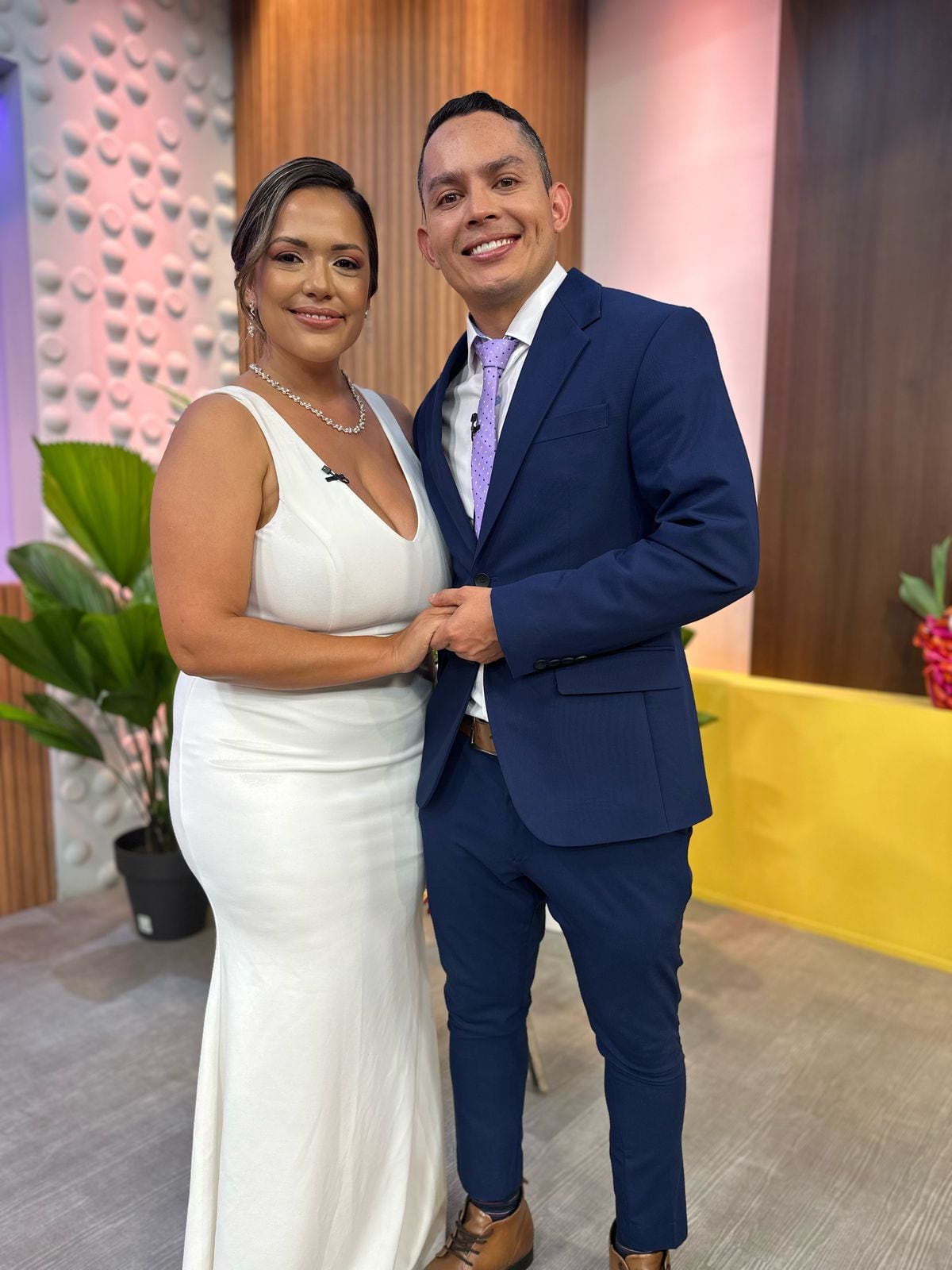 Melissa Umaña y Diego Vargas, periodsitas de Repretel