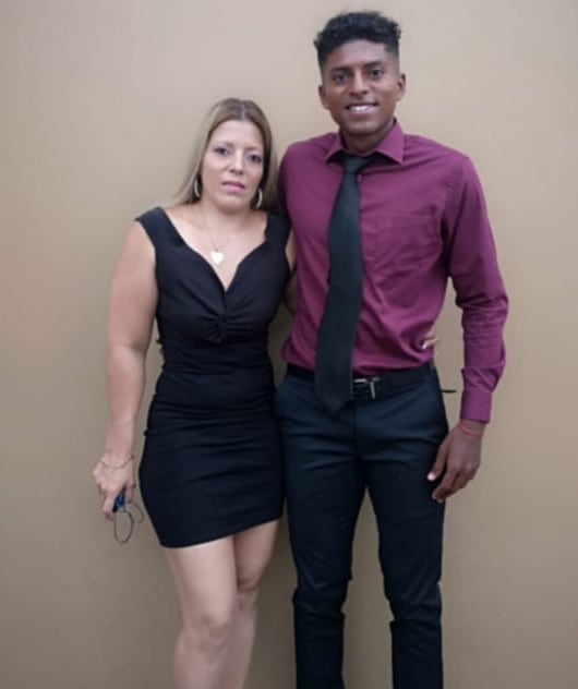 Karol Hernández confía que su hijo Gerald dejará en alto a Costa Rica. Foto: Cortesía.