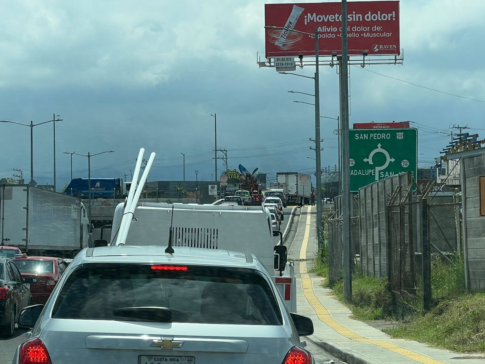 La apertura del último tramo de Circunvalación Norte tiene un pendiente importante, que, en caso de no tener cuidado puede provocar accidentes.