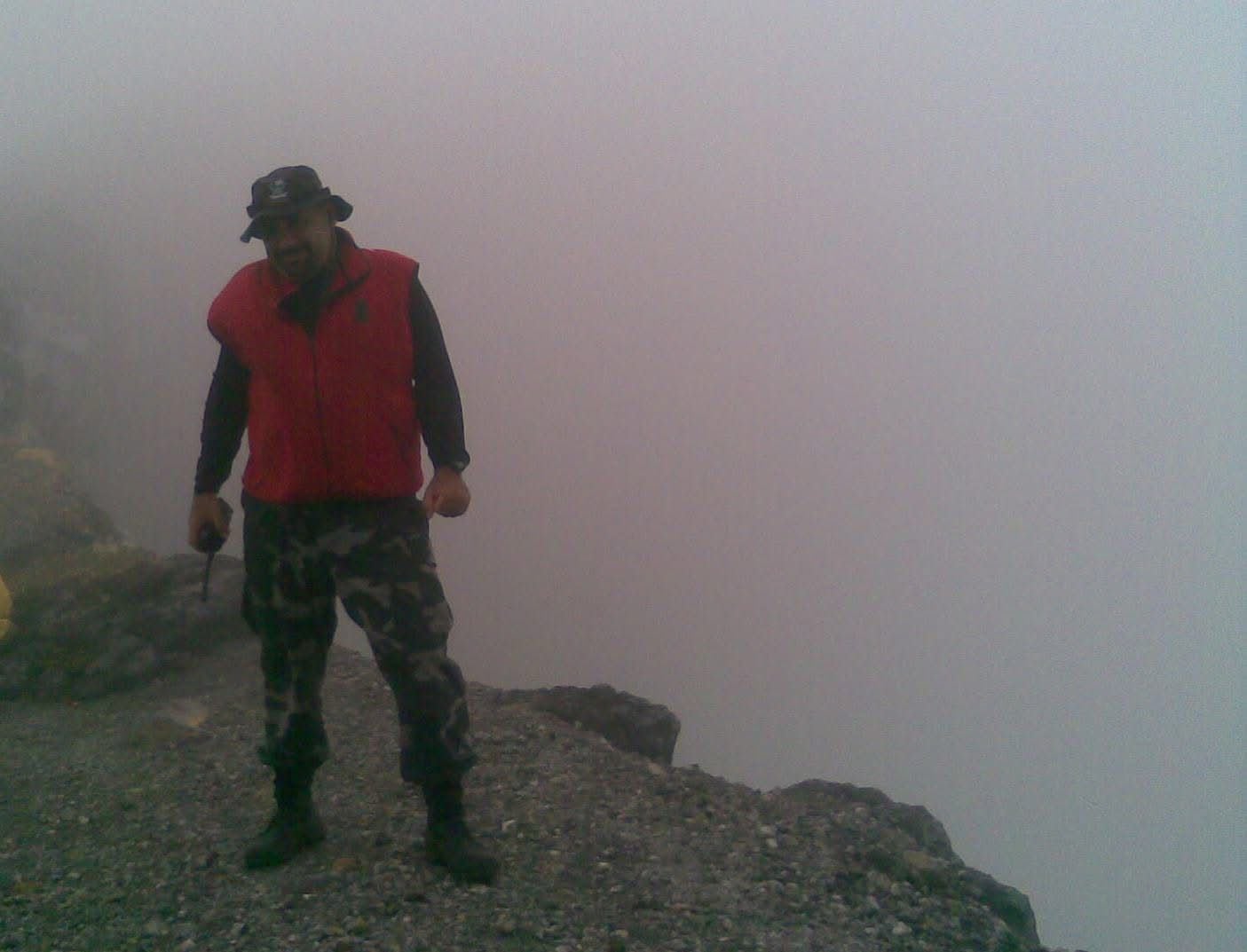 José Campos ha participado en complicados rescates en volcanes