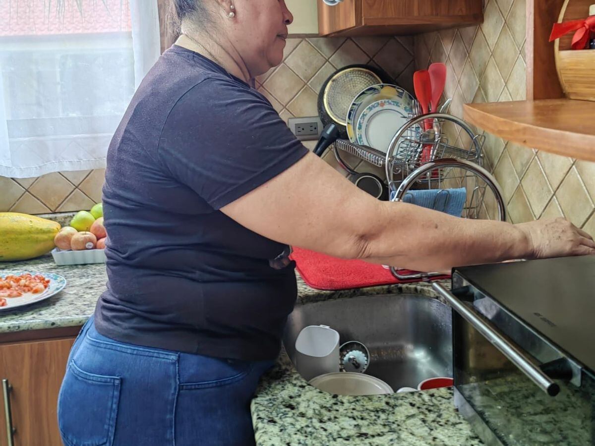 La vida de Ayda no ha sido sencilla, pero la fe en que la vida mejora es lo que la ayuda a seguir adelante. Foto cortesía.