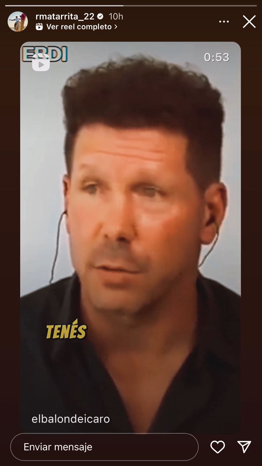 Ronald Matarrita compartió video de Diego Simeone defendiendo a los laterales en el fútbol.