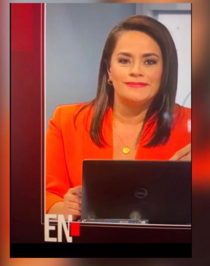 Periodista Lilliana Carranza y su programa Estado Nacional de Teletica.