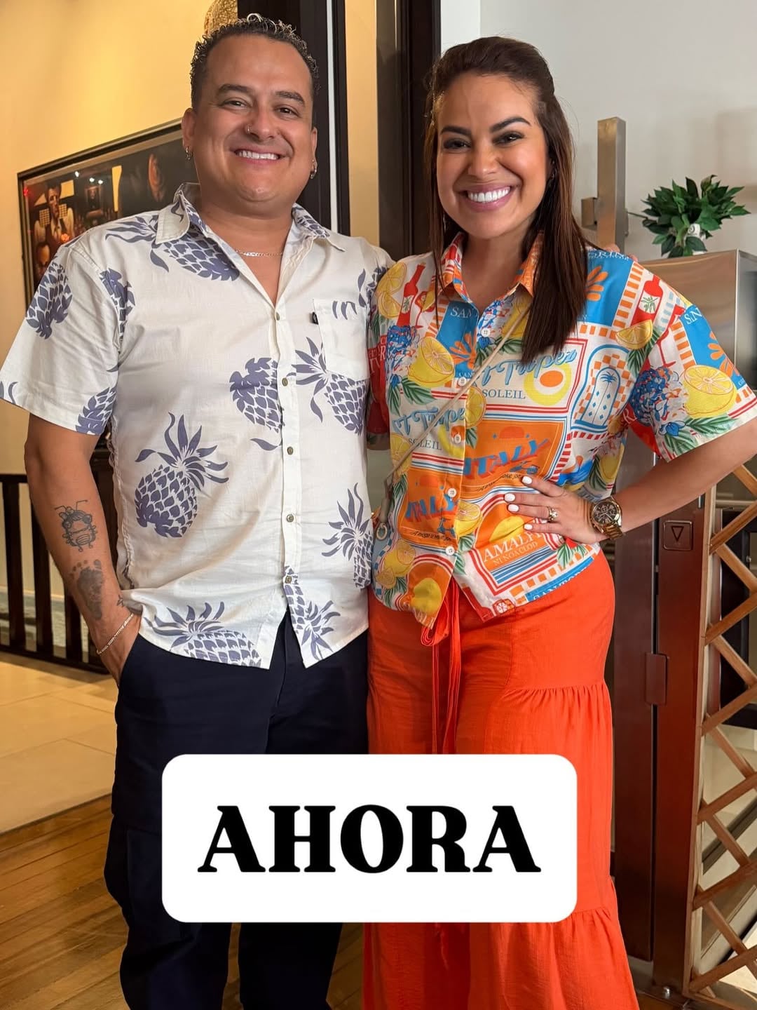 Natalia Romano y Choché Romano antes y después de su lucha contra el sobrepeso.