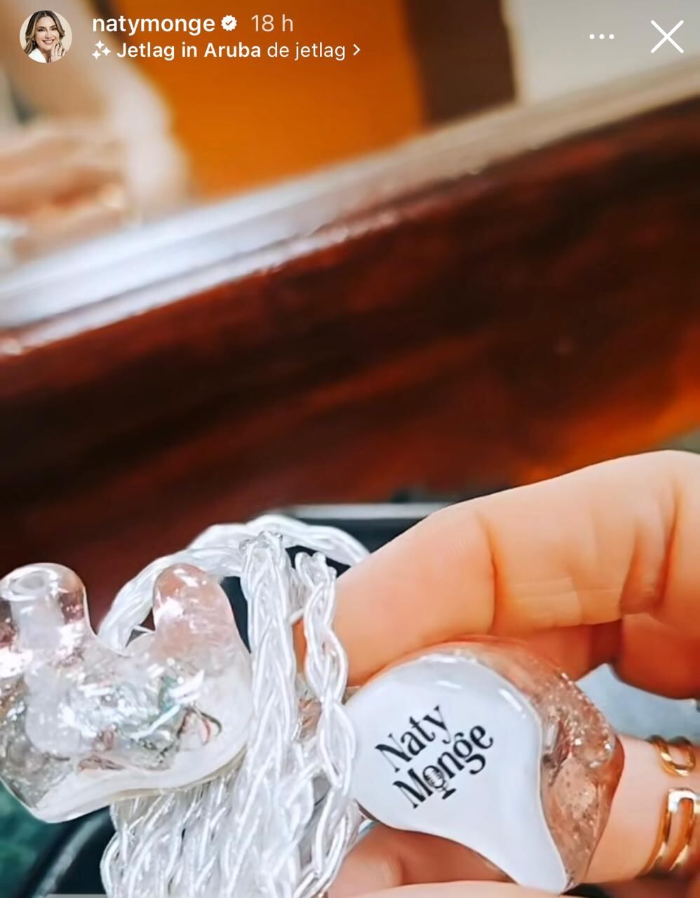 Natalia Monge, presentadora de canal 7