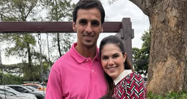 Carolina Jaikel y su esposo Bryan Ruzi, exjugador de Liga Deportiva Alajuelense