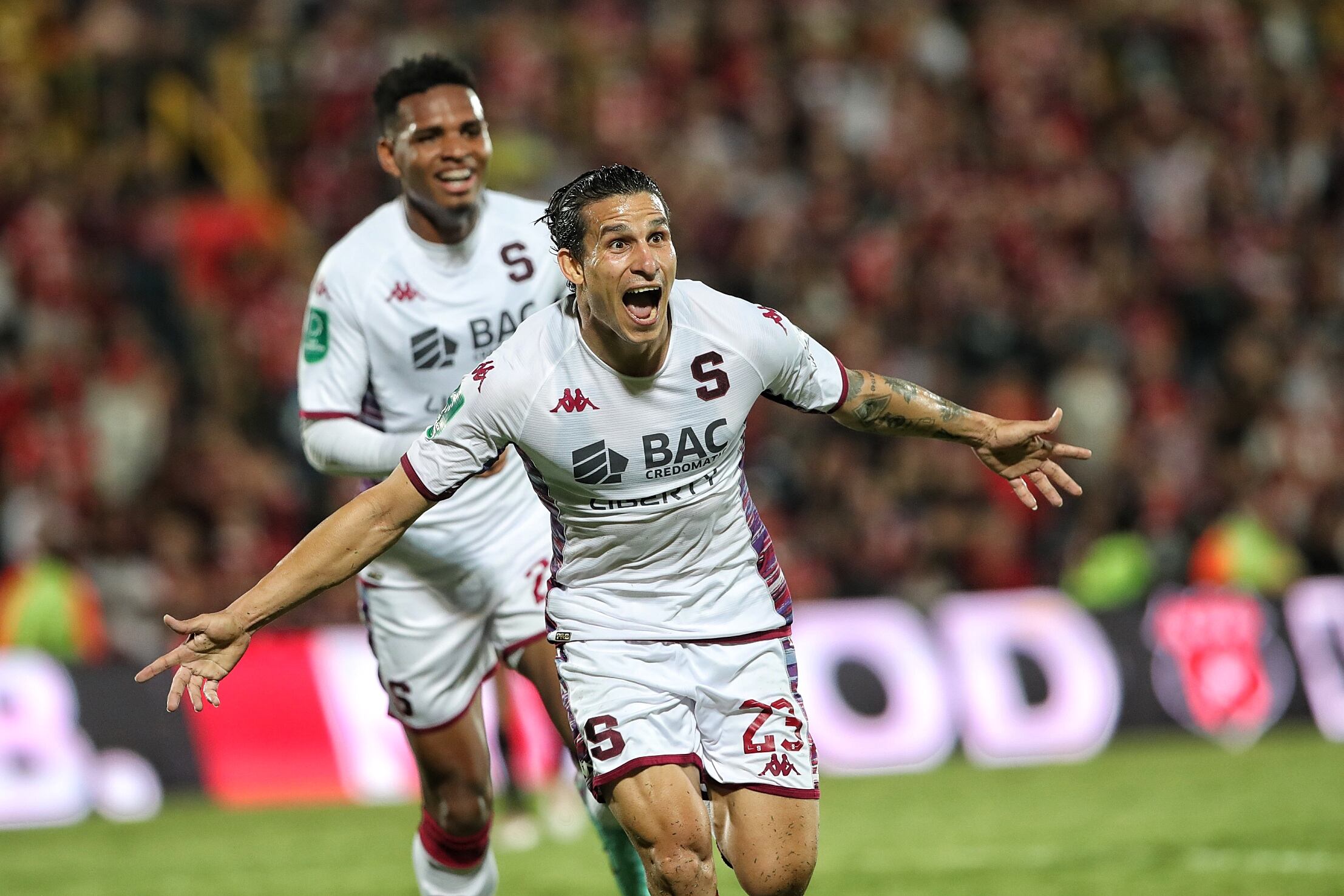 20/04/2024/ Clásico Nacional entre Liga Deportiva Alajuelense vs Deportivo Saprissa por la jornada 19 del torneo clausura de la Liga Promerica en el estadio Alejandro Morera Soto / Foto John Durán