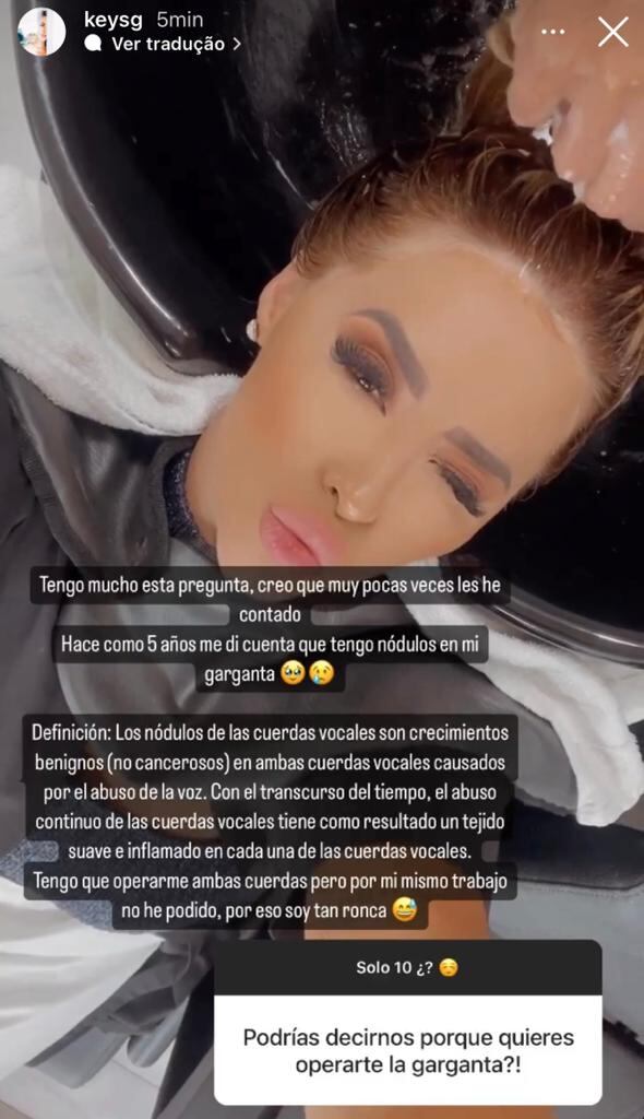 Keyla Sánchez es presentadora de canal 7, Teletica.