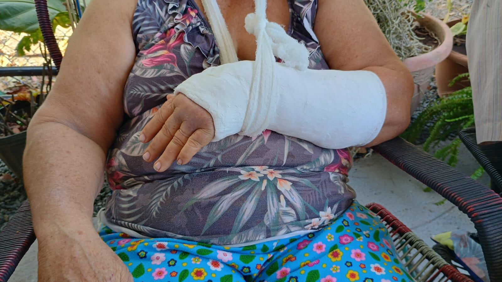 Matrimonio de adultos mayores agredidos en Santa Cruz. Foto cortesía.