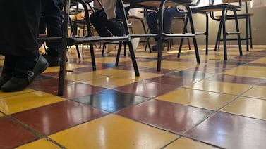 Estas son las terribles condiciones en las que está una escuela de San José, ya hasta se accidentó un docente