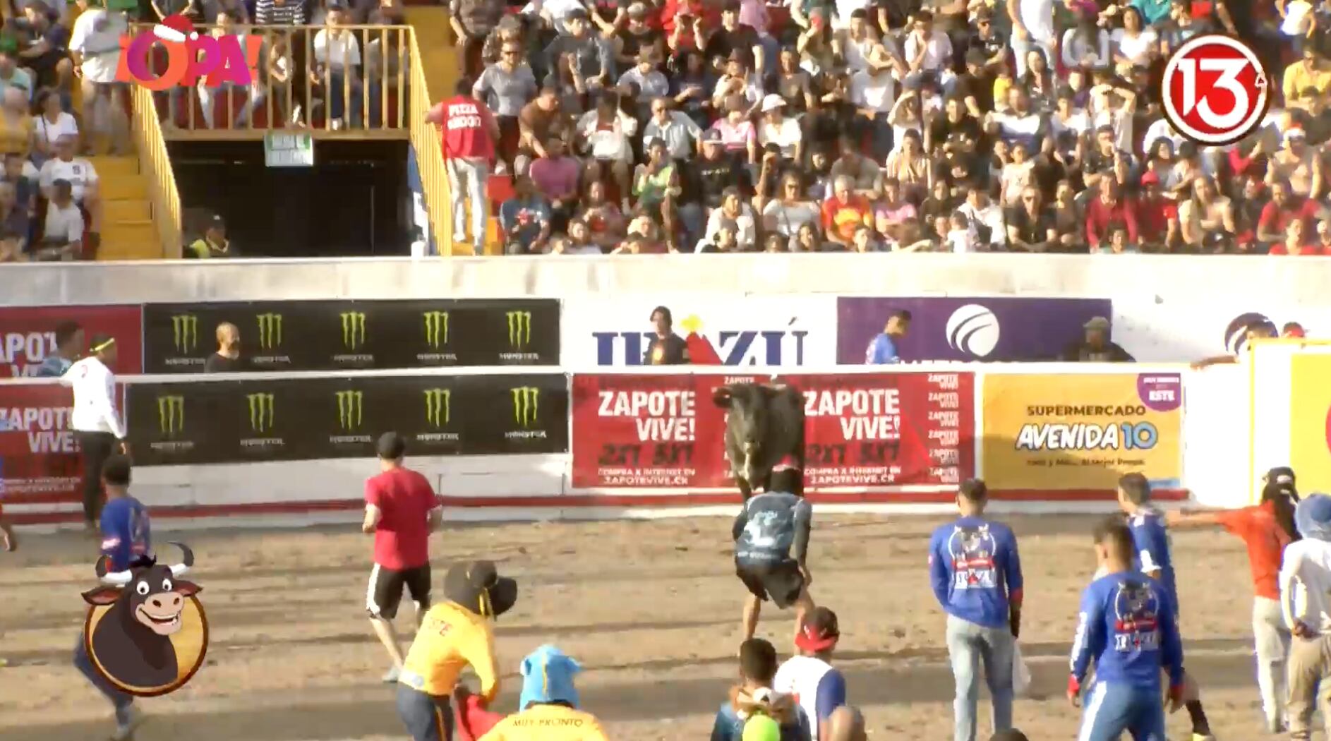 Los toros le pusieron emoción al asunto bajo una gran tarde en Zapote.