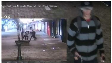 Así hirieron a hombre para robarle el celular en el centro de San José