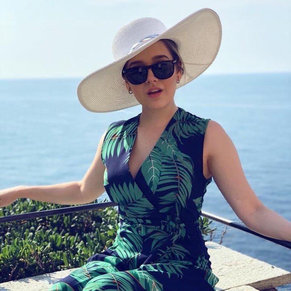 La periodista de canal 7, María Jesús Prada