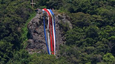 La piedra de Aserrí se adornará con una inmensa bandera de Costa Rica