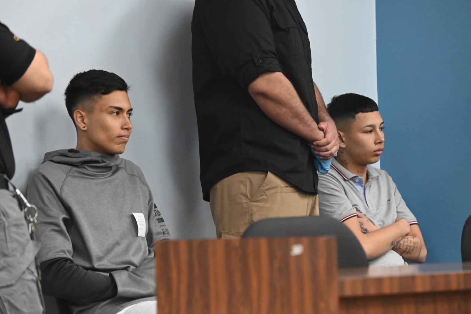 Los hermanos Rojas López de 22 años y 20 años sentenciados a 31 años en la cárcel por el homicidio del universitario Marco Calzada Valverde. Foto: Albert Marín