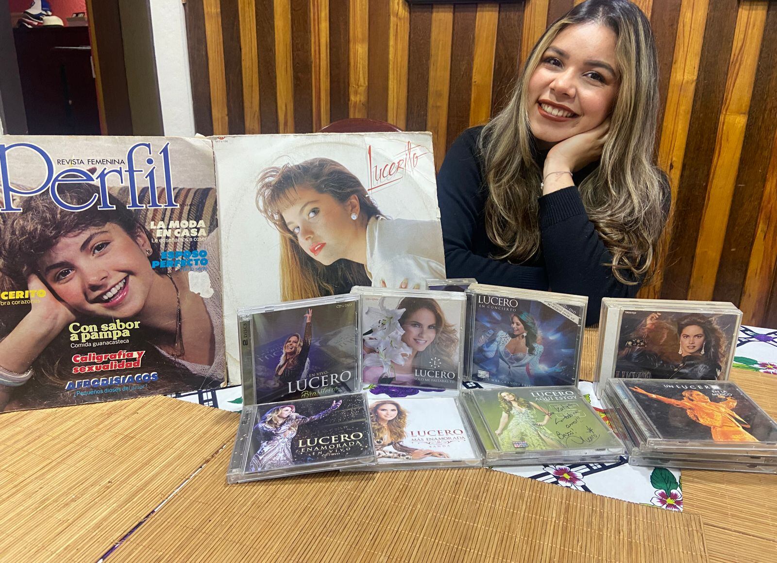 Alanis Ramírez es la presidenta del fan club de Lucero en Costa Rica. Cortesia.