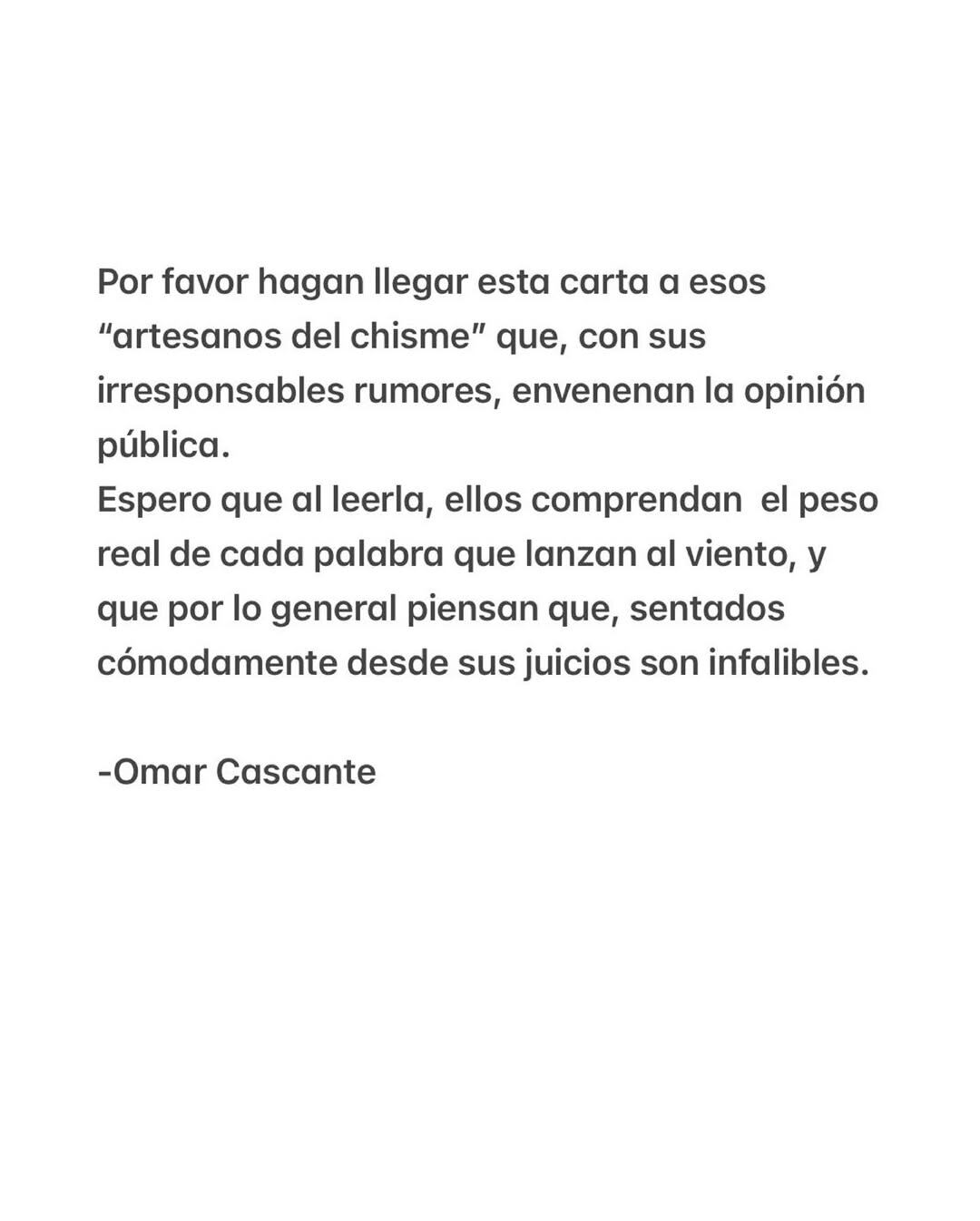 Omar Cascante aclaró dos grandes dudas que hay alrededor de un tema de su vida que más intriga ha causado entre la gente los últimos meses: el de la mamá de su segundo hijo.