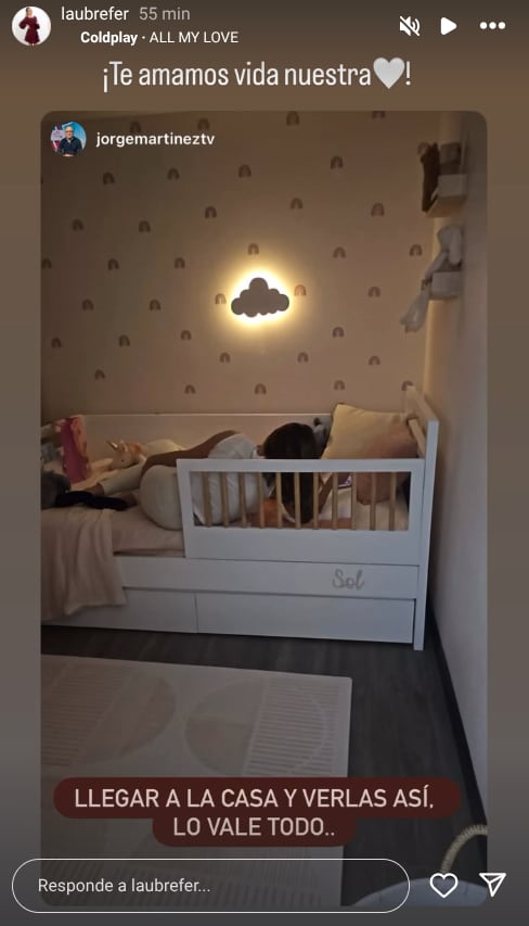 Jorge Martínez se encontró con un escena que lo derritió por completo al llegar este lunes a su casa luego del serio rumor que lo sacudió en las últimas horas.