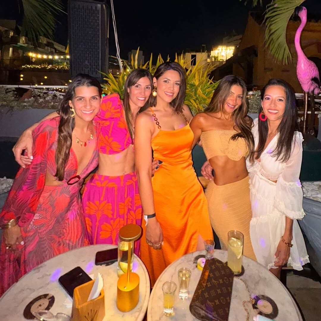 Johanna Ortíz celebró su cumpleaños muy bien acompañada