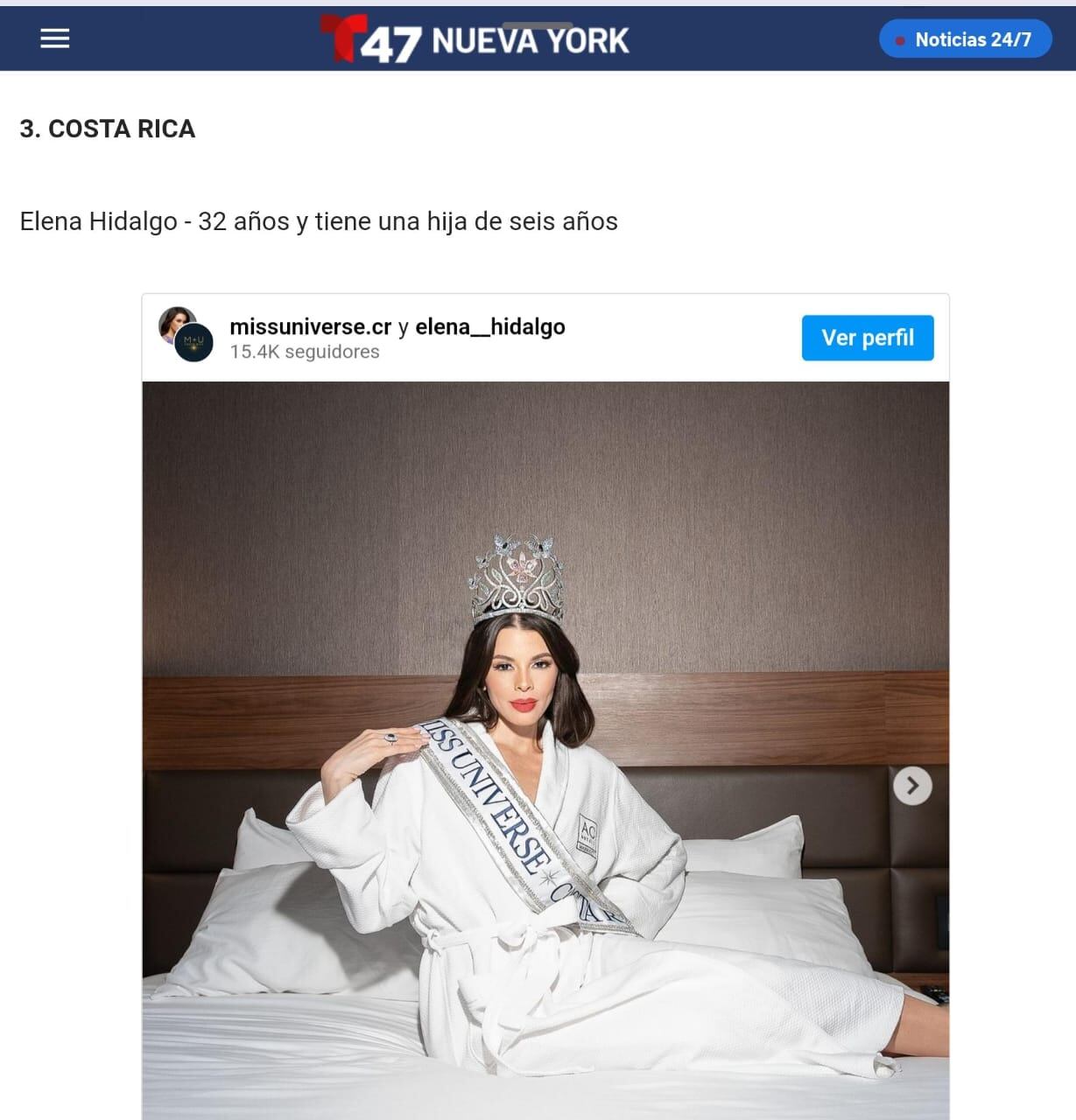 Elena Hidalgo sobresale fuera de Costa Rica