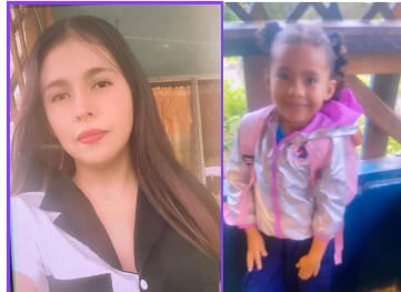 Cindy Gabriela Vásquez Vásquez, de 28 años y a Mariana Daniela Espinoza Vásquez, de 6 años