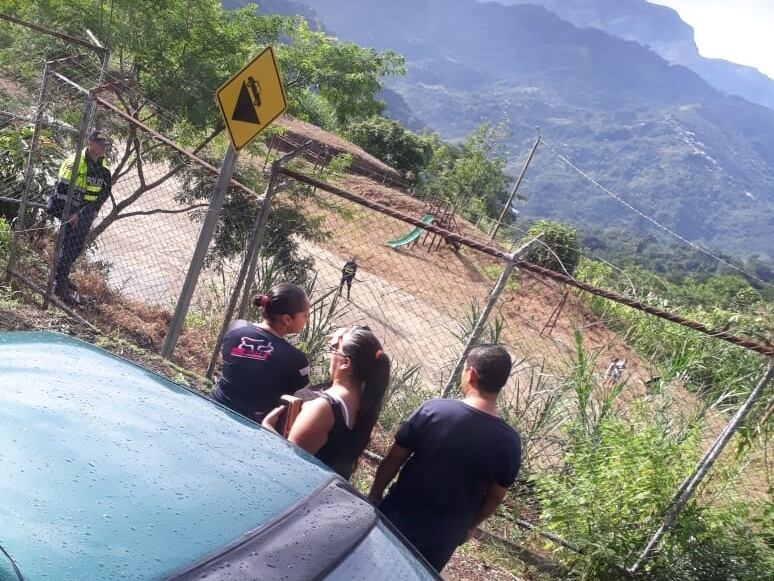 Hombre es asesinado en La Fila de Palmichal de Acosta. Foto cortesía.