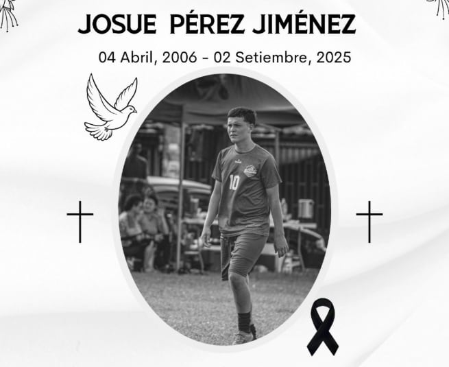 Josué Pérez Jiménez falleció en un accidente contra la carretera de un tractor