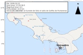 ¡Sube la magnitud! Ovsicori reporta sismo de 6,3 frente a las costas de Panamá