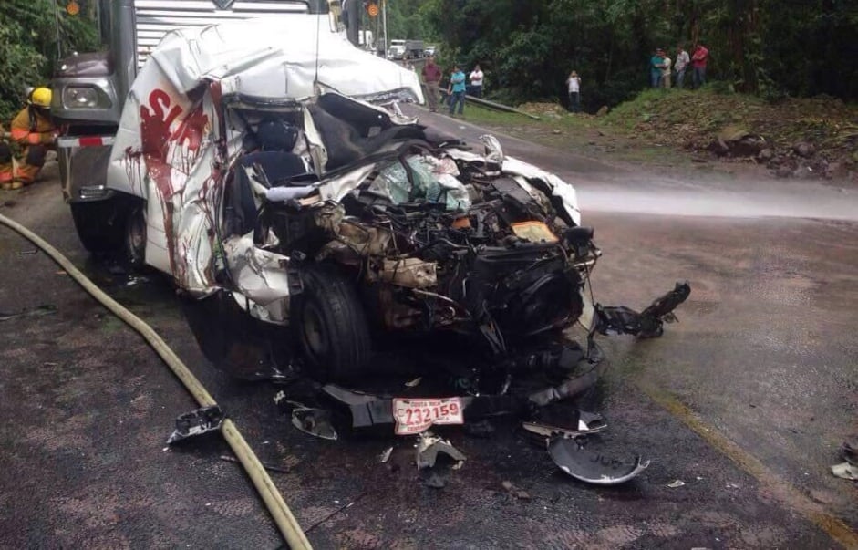 Gabriel Brenes Bermúdez, sobreviviente a choque en ruta 32. Foto cortesía.
