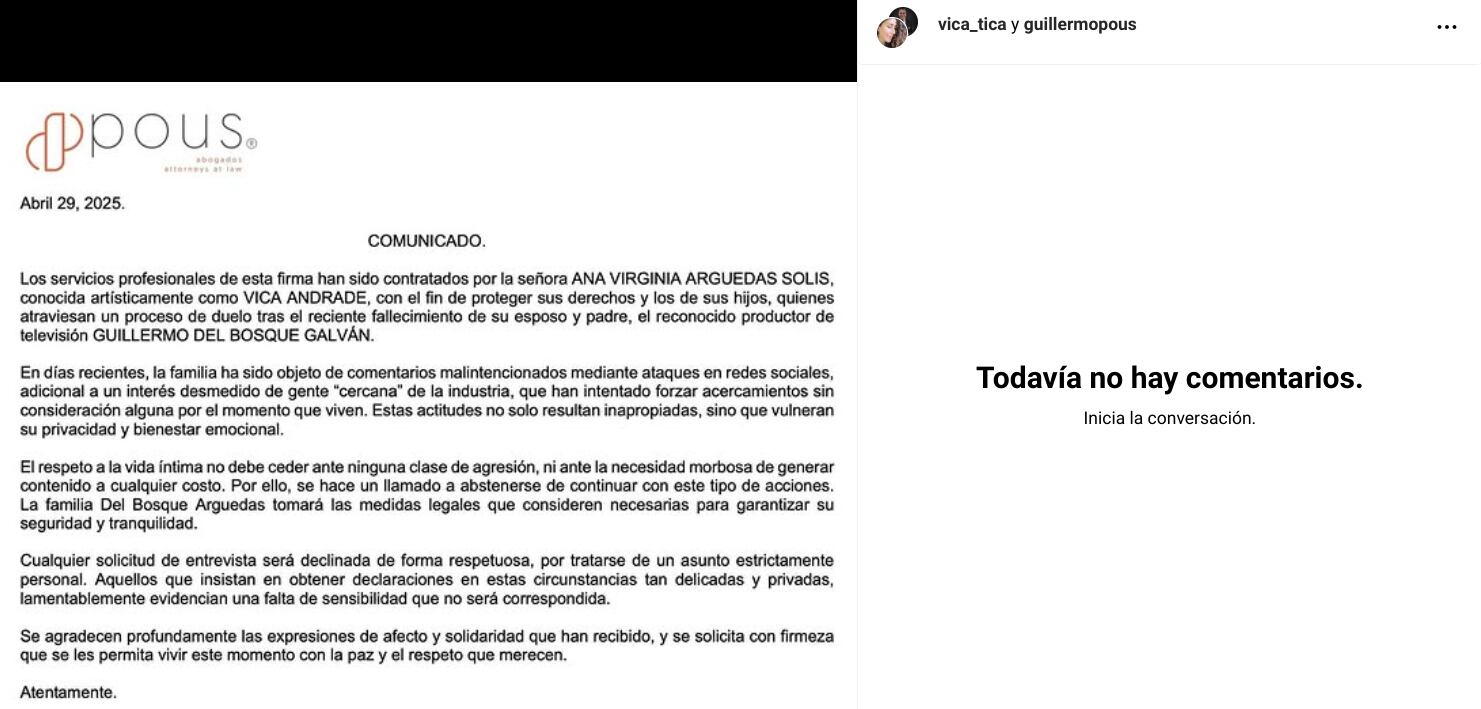 Vica Andrade, expresentadora tica casada con el productor mexicano Memo del Bosque