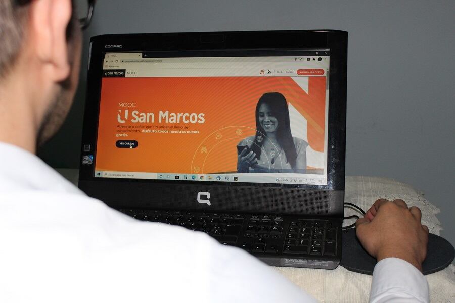 U San Marcos brindará 11 cursos gratuitos y virtuales. Foto cortesía U San Marcos.
