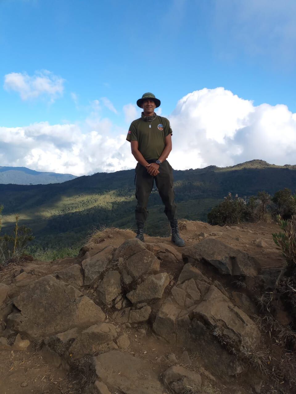 Jarol Rodríguez, guardaparques que murió en accidente. Foto cortesía.