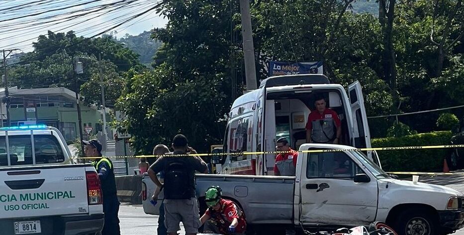 El mortal accidente fue grabado por una cámara de seguridad.
