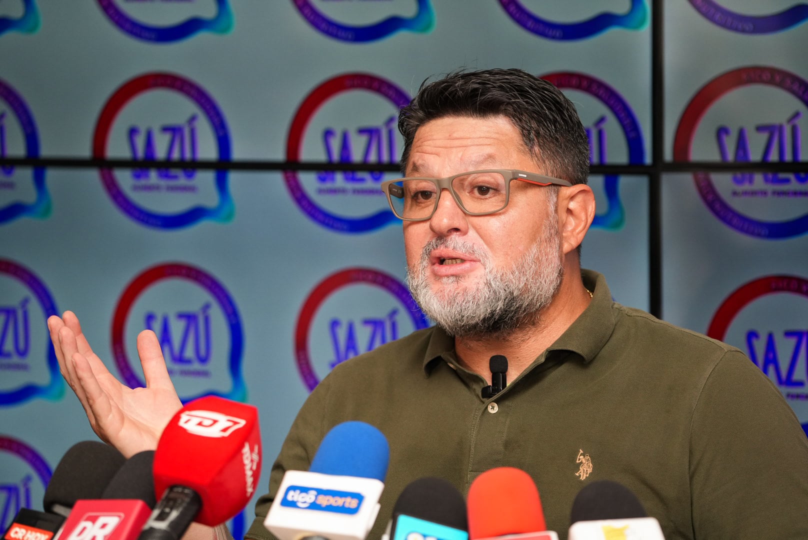 21/11/2025. Conferencia de prensa con Jafet Soto. Estadio Carlos Alvarado, Heredia.