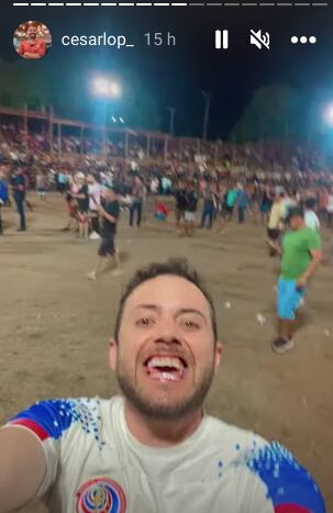 Creador de contenido mexicano César López.