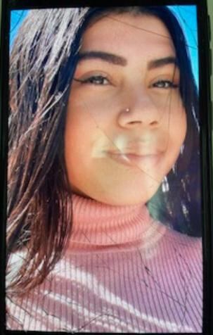 Abigail Rojas Fonseca de 14 años