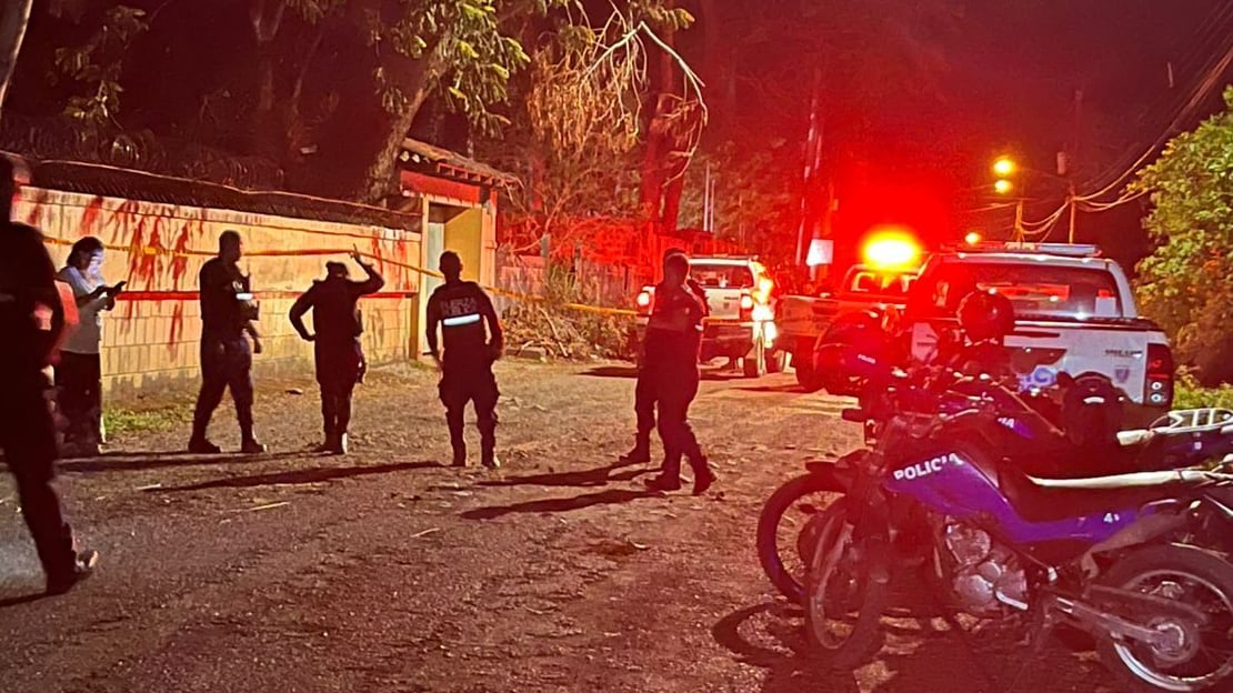 Supuesto bajonazo desata mortal ataque a balazos en Chacarita, Puntarenas, la noche del miércoles 6 de mayo del 2026. Foto: Noticias Puntarenas al instante