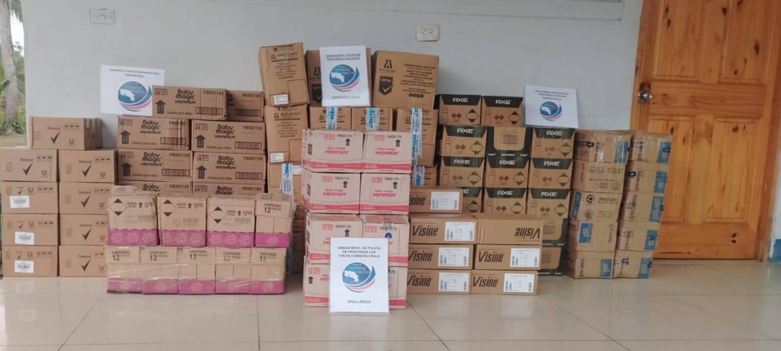 La Policía de Fronteras frenó este Jueves Santo el ingreso al país de un millonario cargamento de productos contrabandeados provenientes de Nicaragua, en el sector de México de Upala, en la frontera norte.