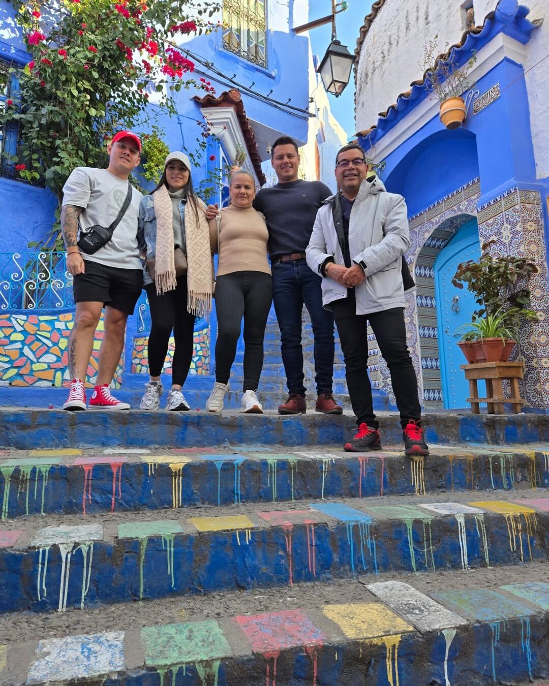 Johnny López, Marcelo Castro anduvieron de viaje en diciembre con toda la familia del presentador de Más que noticias.
