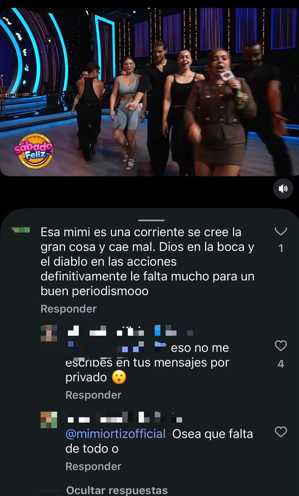 Mimi Ortiz también fue parte del elenco de bailarines de Mira quién baila el año pasado.
