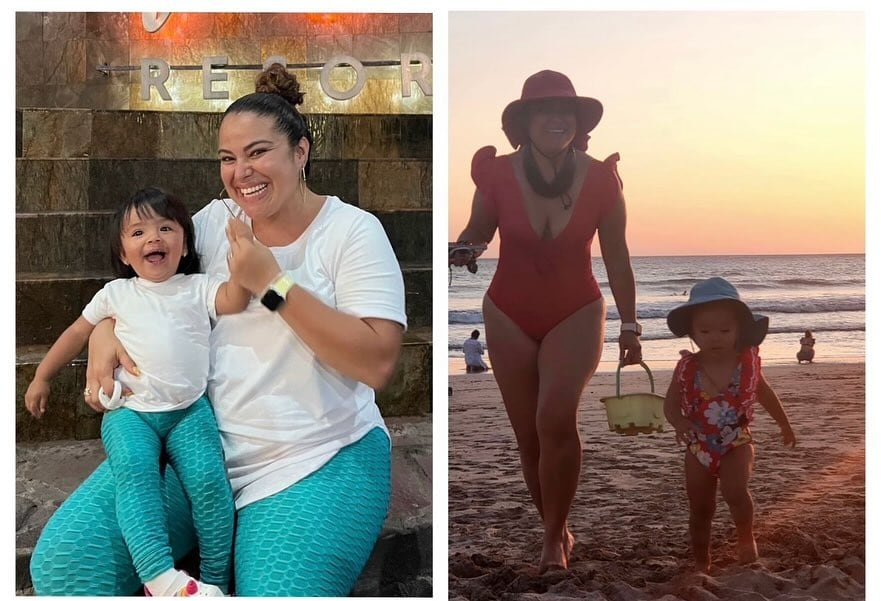 Natalia Romano, hermana de Choché Romano, muestra su cambio físico.